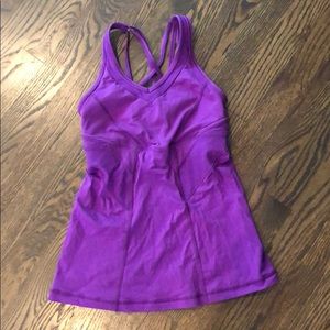 Lululemon tank top with built in bra
